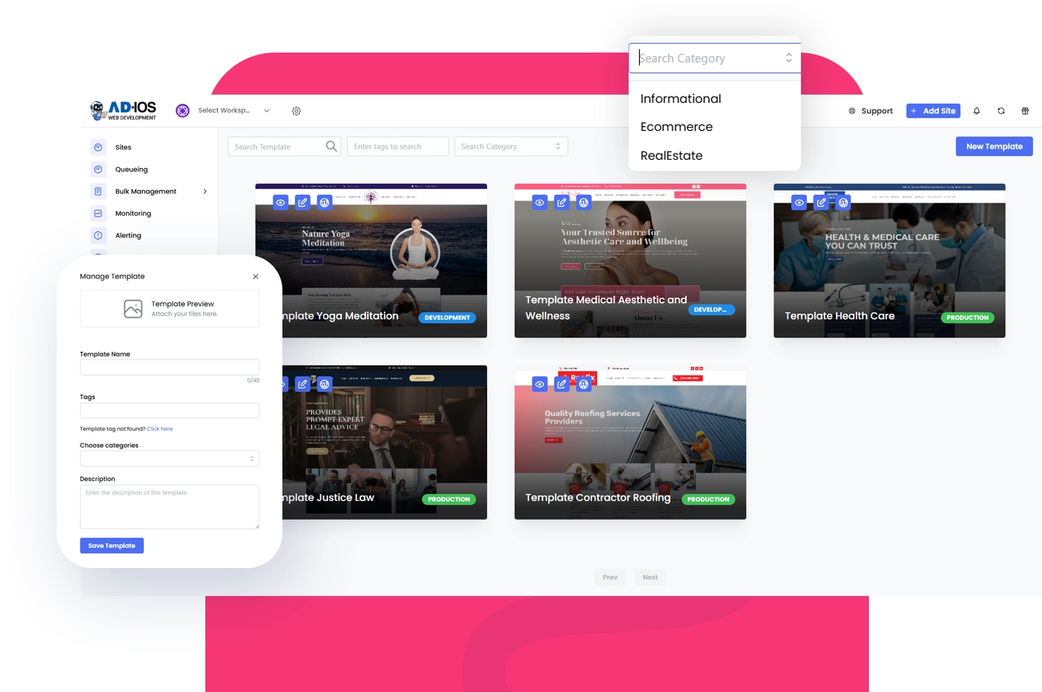 Industry-based templates